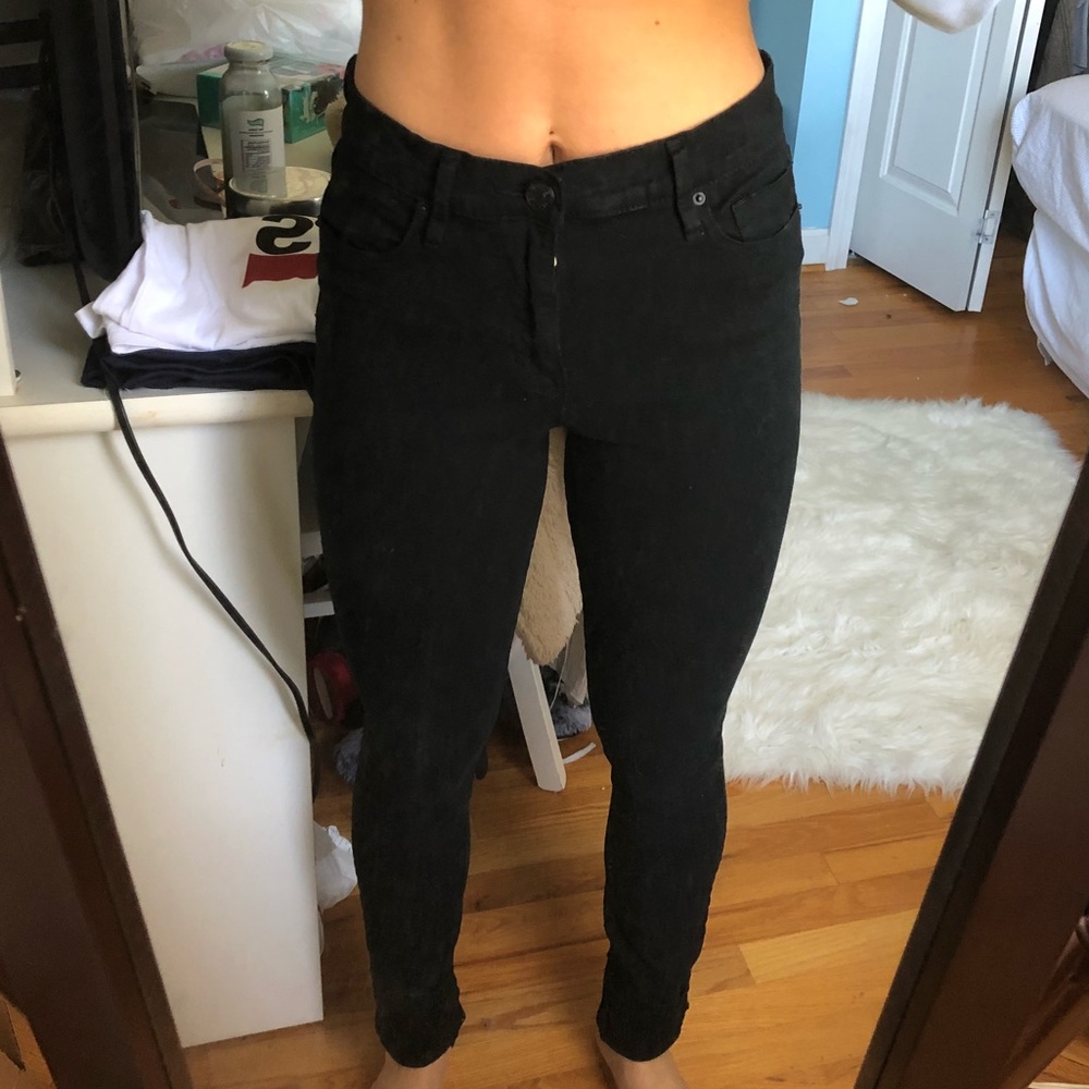Black high rise BDG jeans